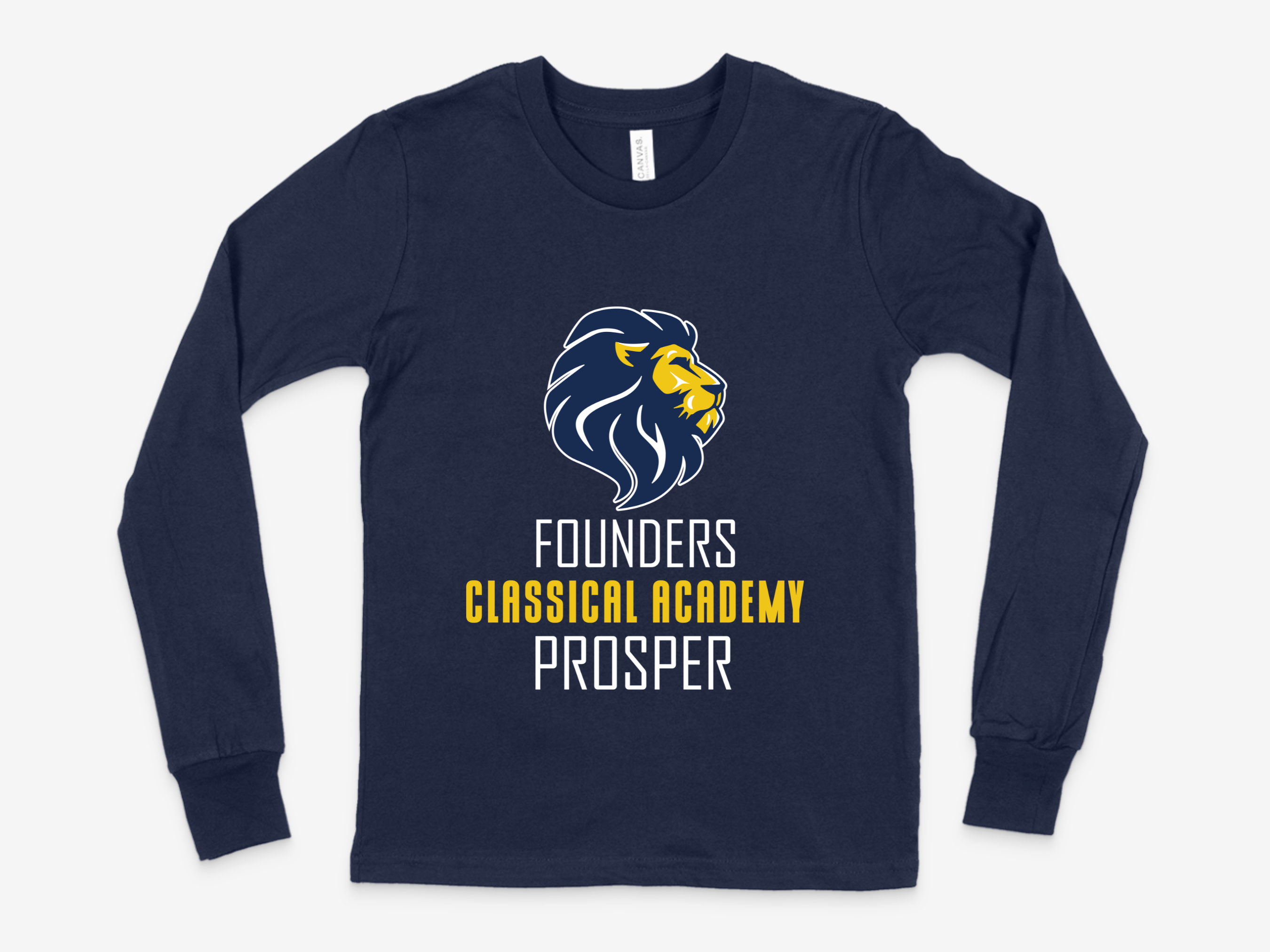 Founders Classical Academy Prosper  - Navy Long Sleeve  Main Image